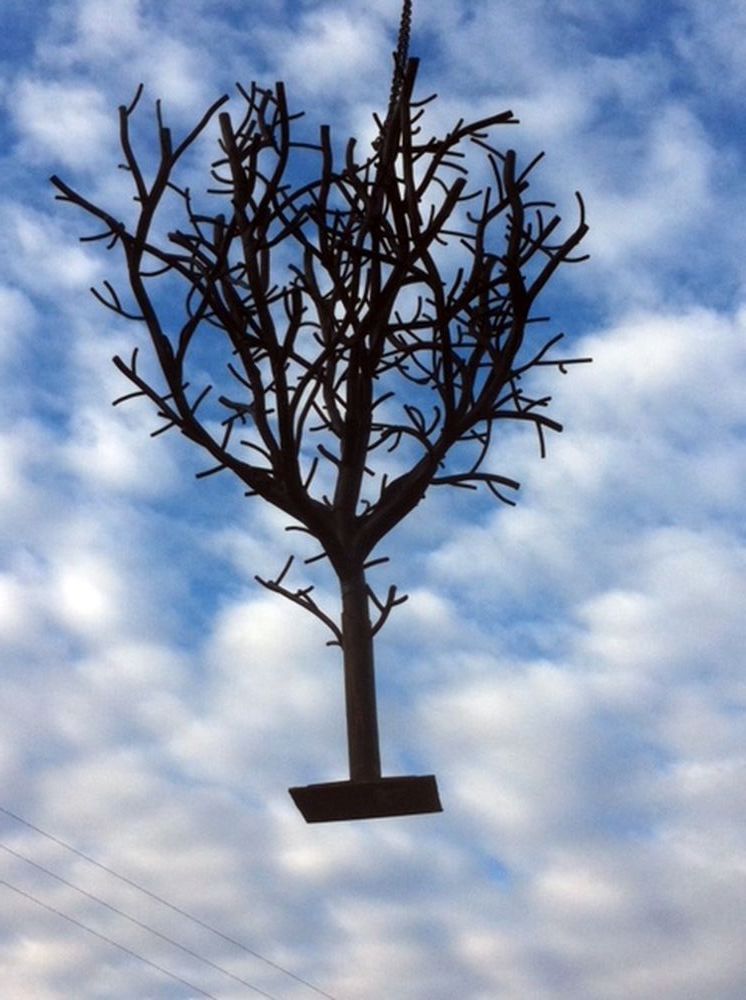 Installation arbre support vegetation création Labbé