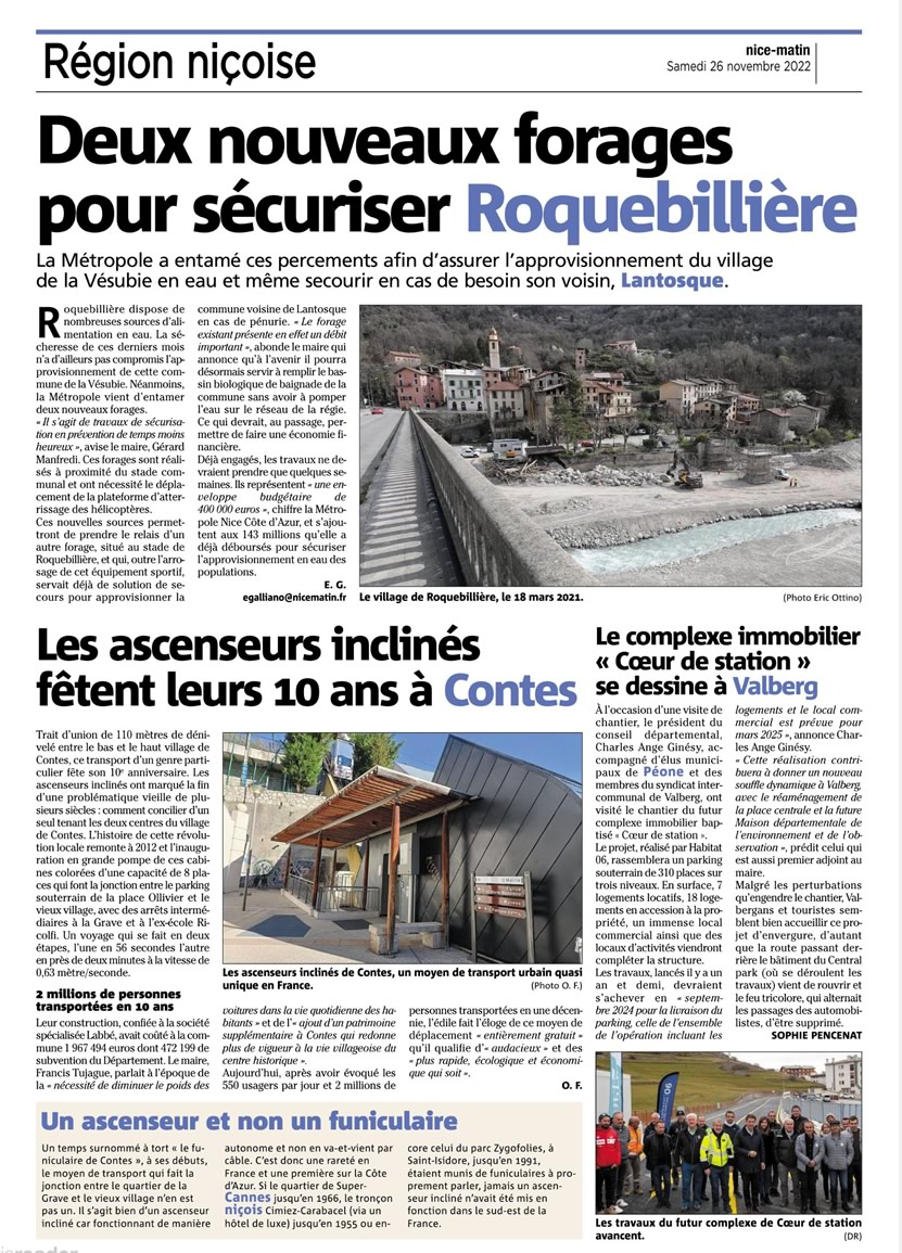 Article de presse f labbe ascenseur incline contes